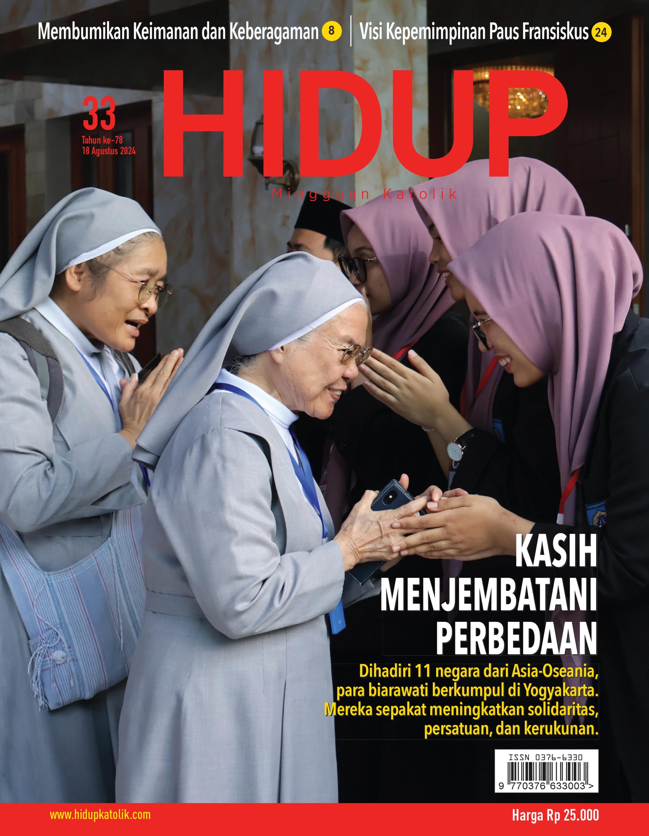 MAJALAH HIDUP EDISI TERBARU, No. 33 TAHUN 2024 | HIDUPKATOLIK.com